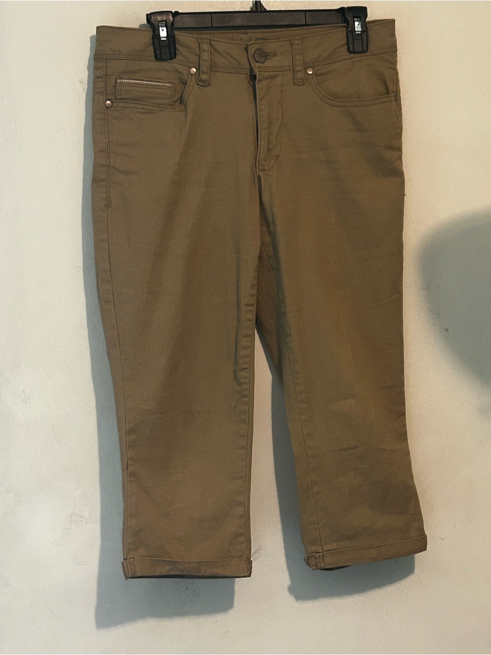 Faded Glory Slim Straight capris